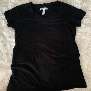 Black maternity shirt